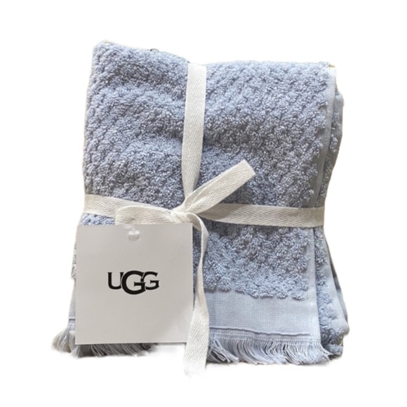 UGG Larissa REEF BLUE Bath Towel Set - Picture 7 of 8